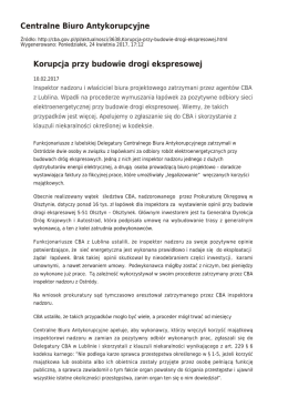 Generuj PDF - Centralne Biuro Antykorupcyjne