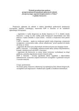 Sprawozdanie gmina Jaraczewo
