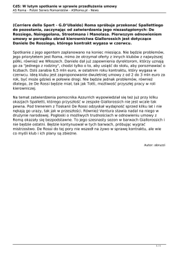 Wersja PDF - AS Roma.pl