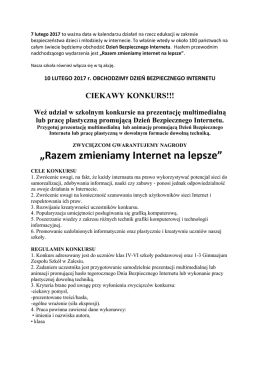 „Razem zmieniamy Internet na lepsze”