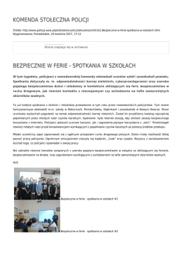 Generuj PDF - Komenda Stołeczna Policji