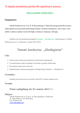 zobacz - Szkoła Podstawowa nr 2