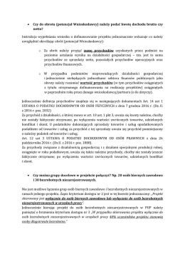 &bull; Czy do obrotu (potencjał Wnioskodawcy) należy podać kwotę