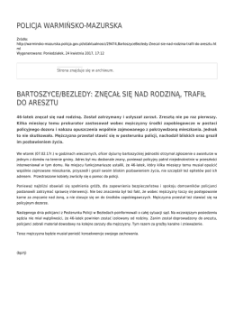 Generuj PDF - Policja Warmińsko