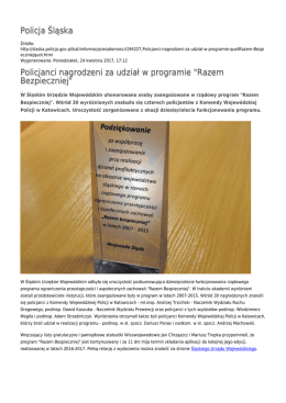 Generuj PDF - Policja Śląska