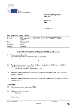 5974/1/17 REV 1 aga/mg 1 GIP 1B ZMIENIONY WSTĘPNY