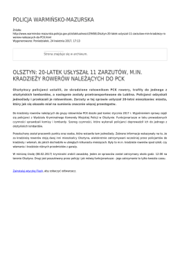 Generuj PDF - Policja Warmińsko