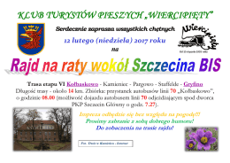 KLUB TURYSTÓW PIESZYCH „WIERCIPIĘTY” Serdecznie