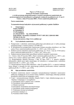 Specyfikacja - biuletyn.net