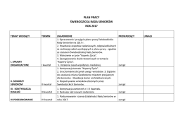 plan pracy świebodzicka rada seniorów rok 2017