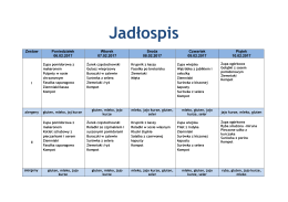 Jadłospis w dniach 06