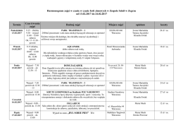Harmonogram zajęć w czasie ferii zimowych
