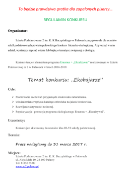 zobacz - Szkoła Podstawowa nr 2