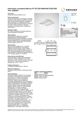 Informacje o produkcie Mirona Fit TB LED13000-840 ETDD