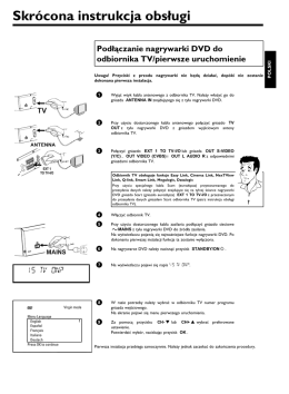 Skrócona instrukcja obsługi