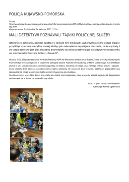 Generuj PDF - Policja Kujawsko