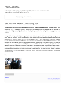 Generuj PDF - Policja Ł&oacute;dzka