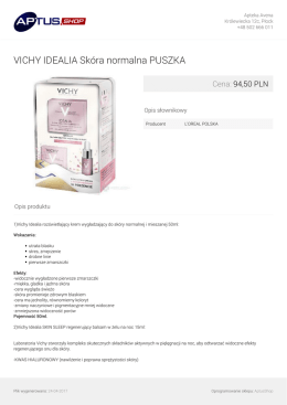 VICHY IDEALIA Sk.norm.Puszka XMAS 16