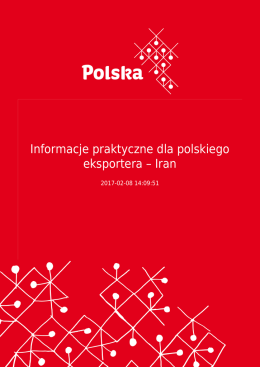 Informacje praktyczne dla polskiego eksportera – Iran
