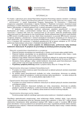 Informacja - Gmina Białe Błota