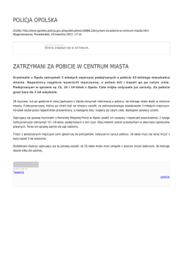 Generuj PDF - Policja Opolska