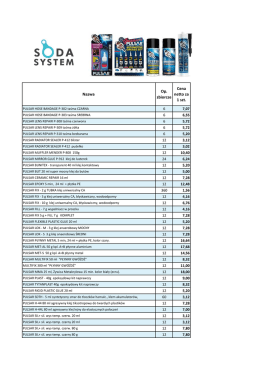 Cennik w PDF - Soda System