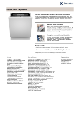 ESL8820RA Zmywarka