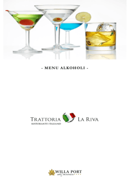 MENU ALKOHOLI