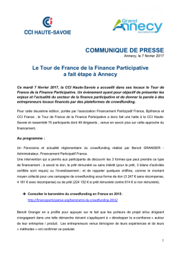 communique de presse - CCI Haute