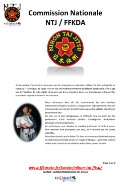 Commission Nationale NTJ / FFKDA