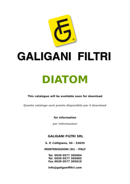 diatom 6 50 - Galigani Filtri Srl