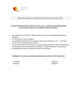 PV CA +suppléants