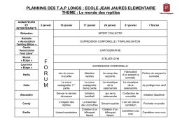 Ecole élémentaire Jean Jaures - janvier/février 2017