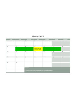 consulter notre planning