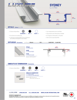 sydney - Accueil - Luxline International