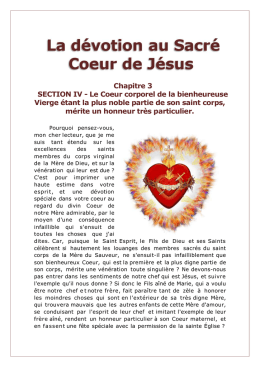 le culte du sacré
