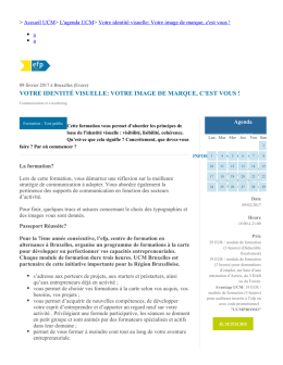 votre identité visuelle: votre image de marque, c`est vous
