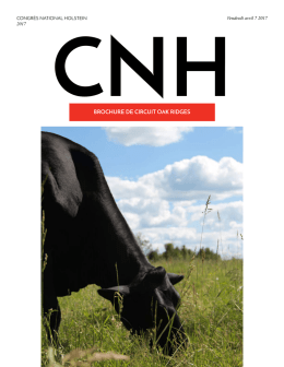 Oak Ridges Moraine Tour (East) - event.holstein.ca