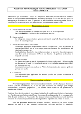 ALERTE NIVEAU 1 Il faut savoir que la r&eacute;duction, &agrave; moyen et &agrave; long t
