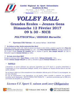 volley ball - Sport U. Nice