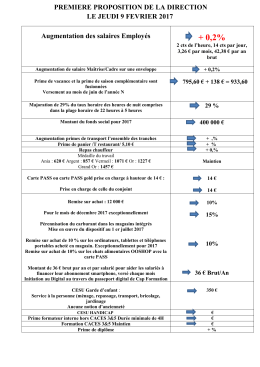 1 ER PROPOSITION DIRECTION