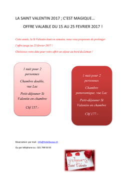 St Valentin