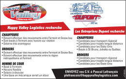 Happy Valley Logistics recherche