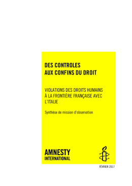 Des contrôles aux confins du droit