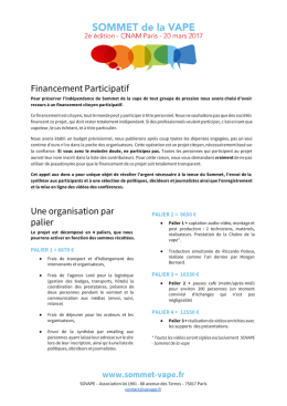 Budget et financement participatif