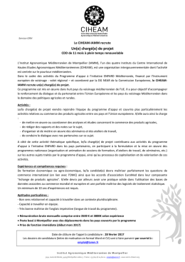 Voir le Profil de poste