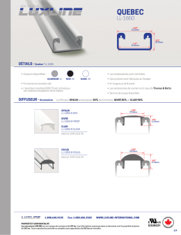 Québec LL-1650 - Luxline International