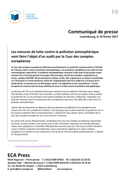 ECA Press - Europa.eu