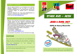 stage avs – aesh