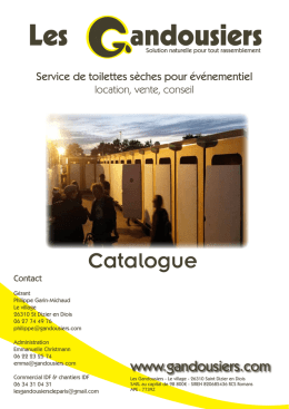 Téléchargez ici notre Catalogue